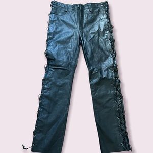 Men’s Real Leather Pants